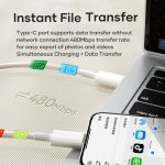 ROCK Z20 60W USB-C/Typ-C auf USB-C/Typ-C Schnelllade-Datenkabel – Bild 5