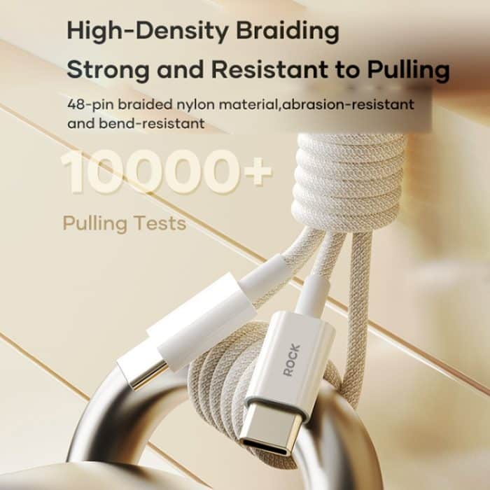 ROCK Z20 60W USB-C/Typ-C auf USB-C/Typ-C Schnelllade-Datenkabel – Bild 7