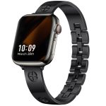 Uhrenarmband aus Edelstahl mit Kreuzarmband, For Apple Watch SE 2023 44mm, For Apple Watch SE 2023 40mm, For Apple Watch Ultra 2 49mm, For Apple Watch Series 9 45mm, For Apple Watch Series 9 41mm, For Apple Watch Ultra 49mm, For Apple Watch Series 8 41...