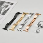 Uhrenarmband aus Edelstahl mit Kreuzarmband, For Apple Watch SE 2023 44mm, For Apple Watch SE 2023 40mm, For Apple Watch Ultra 2 49mm, For Apple Watch Series 9 45mm, For Apple Watch Series 9 41mm, For Apple Watch Ultra 49mm, For Apple Watch Series 8 41... – Bild 5