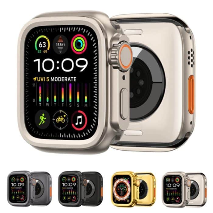 Wechseln Sie zum Ultra 49 mm Uhrengehäuse aus Legierung, For Apple Watch Series 6 / 5 / 4 / SE 44mm, For Apple Watch Series 9 / 8 / 7 45mm – Bild 2