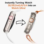 Wechseln Sie zum Ultra 49 mm Uhrengehäuse aus Legierung, For Apple Watch Series 6 / 5 / 4 / SE 44mm, For Apple Watch Series 9 / 8 / 7 45mm – Bild 3