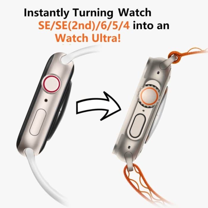 Wechseln Sie zum Ultra 49 mm Uhrengehäuse aus Legierung, For Apple Watch Series 6 / 5 / 4 / SE 44mm, For Apple Watch Series 9 / 8 / 7 45mm – Bild 3