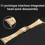 PG94 Dual-Link Modifiziertes Edelstahl-Uhrenarmband, For Apple Watch Series 8 45mm, For Apple Watch SE 2022 40mm, For Apple Watch SE 2022 44mm, For Apple Watch Series 7 41mm, For Apple Watch Series 7 45mm, For Apple Watch SE 40mm, For Apple Watch SE 44... – Bild 3