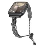 Uhrenarmband aus Metall mit Strasssteinen und Pfauenmotiv, For Apple Watch SE 2023 44mm, For Apple Watch SE 2023 40mm, For Apple Watch Ultra 2 49mm, For Apple Watch Series 9 45mm, For Apple Watch Series 9 41mm, For Apple Watch Ultra 49mm...