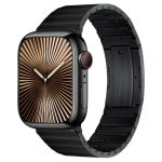 PG65 Einzelperle Bambusgelenk Federstege Titanmetall Uhrenarmband, For Apple Watch Series 10 46mm, For Apple Watch Series 10 42mm, For Apple Watch SE 2023 44mm, For Apple Watch SE 2023 40mm, For Apple Watch Ultra 2 49mm, For Apple Watch Series 9 45mm...