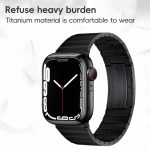 PG65 Einzelperle Bambusgelenk Federstege Titanmetall Uhrenarmband, For Apple Watch Series 6 40mm, For Apple Watch Series 6 44mm, For Apple Watch Series 5 44mm, For Apple Watch Series 5 40mm, For Apple Watch Series 4 44mm, For Apple Watch Series 4 40mm... – Bild 3