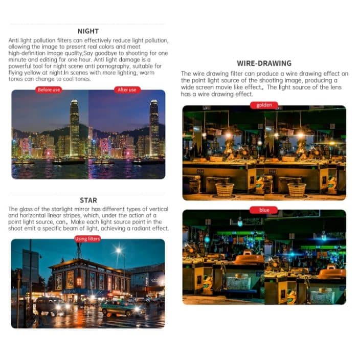 Für Insta360 Ace Pro JSR ACE PRO KB Serie Kameraobjektivfilter, MCUV, CPL, ND8, ND16, ND32, ND64, ND1000, ND8PL, ND16PL, ND32PL, ND64PL, NIGHT, STAR, Streak Gold Drawing, Streak Blue Drawing, Macro 10X, 3 in 1 CPL ND8 ND16, 4 in 1 UV CPL ND16 ND32... – Bild 6