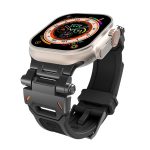 Uhrenarmband aus TPU mit Edelstahlanschluss, For Apple Watch Series 7 45mm, For Apple Watch SE 44mm