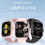 LEMFO LT10 2,01 Zoll TFT-Bildschirm Smart Watch unterstützt Bluetooth-Anruf / Gesundheitsüberwachung, Steel Strap, Silicone Strap – Bild 2