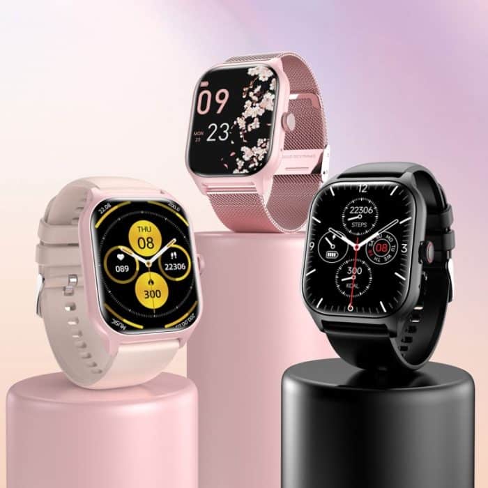 LEMFO LT10 2,01 Zoll TFT-Bildschirm Smart Watch unterstützt Bluetooth-Anruf / Gesundheitsüberwachung, Steel Strap, Silicone Strap – Bild 11