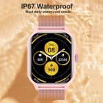 LEMFO LT10 2,01 Zoll TFT-Bildschirm Smart Watch unterstützt Bluetooth-Anruf / Gesundheitsüberwachung, Steel Strap, Silicone Strap – Bild 5