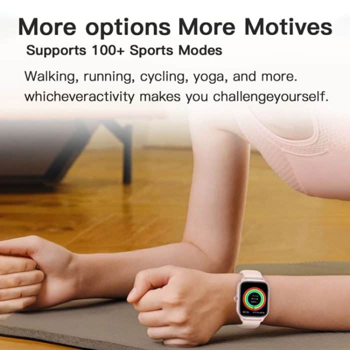 LEMFO LT10 2,01 Zoll TFT-Bildschirm Smart Watch unterstützt Bluetooth-Anruf / Gesundheitsüberwachung, Steel Strap, Silicone Strap – Bild 6