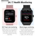 LEMFO LT10 2,01 Zoll TFT-Bildschirm Smart Watch unterstützt Bluetooth-Anruf / Gesundheitsüberwachung, Steel Strap, Silicone Strap – Bild 8