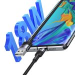 USAMS SJ718 3A USB auf USB-C/Typ-C Datenkabel aus Aluminiumlegierung, Länge: 1,2 m – Bild 3