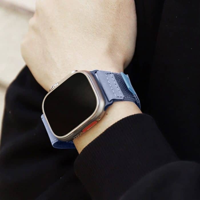 Uhrenarmband aus gewebtem Nylon, For Apple Watch SE 2023 44mm, For Apple Watch SE 2023 40mm, For Apple Watch Ultra 2 49mm, For Apple Watch Series 9 45mm, For Apple Watch Series 9 41mm, For Apple Watch Ultra 49mm, For Apple Watch Series 8 41mm... – Bild 9