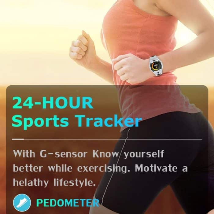 i10 1,28 Zoll IP67 Sport-Smartwatch, unterstützt Bluetooth-Anrufe / GPS / Nachrichtenbenachrichtigung / Herzfrequenz / Blutdruck-Gesundheitsmonitor – Bild 5