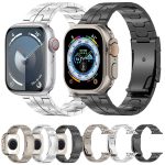 Uhrenarmband aus Titanlegierung mit Schildkrötenschnalle, For Apple Watch SE 2023 44mm, For Apple Watch SE 2023 40mm, For Apple Watch Ultra 2 49mm, For Apple Watch Series 9 45mm, For Apple Watch Series 9 41mm, For Apple Watch Ultra 49mm... – Bild 2