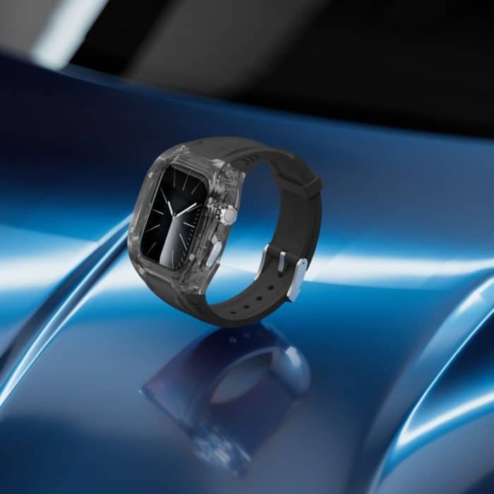 Modifiziertes PC-Hybrid-TPU-Uhrengehäuseband, For Apple Watch SE 2023 44mm, For Apple Watch Ultra 2 49mm, For Apple Watch Series 9 45mm, For Apple Watch Ultra 49mm, For Apple Watch Series 8 45mm, For Apple Watch SE 2022 44mm, For Apple Watch Series 7 4... – Bild 6