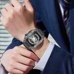 Modifiziertes PC-Hybrid-TPU-Uhrengehäuseband, For Apple Watch SE 2023 44mm, For Apple Watch Ultra 2 49mm, For Apple Watch Series 9 45mm, For Apple Watch Ultra 49mm, For Apple Watch Series 8 45mm, For Apple Watch SE 2022 44mm, For Apple Watch Series 7 4... – Bild 9