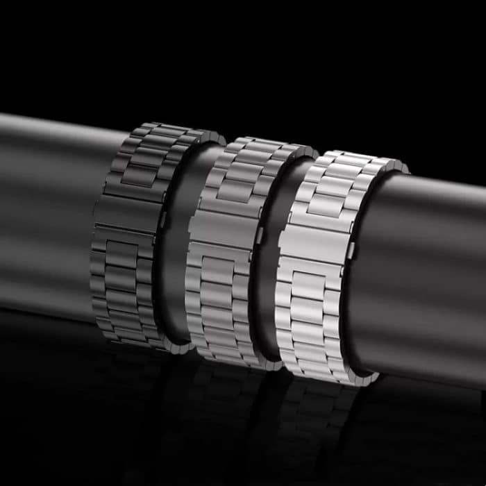 Uhrenarmband aus Titanlegierung mit 3-Perlen-Flachschnalle, For Apple Watch Series 5 44mm, For Apple Watch Series 5 40mm, For Apple Watch Series 4 44mm, For Apple Watch Series 4 40mm, For Apple Watch Series 3 38mm, For Apple Watch Series 3 42mm – Bild 5