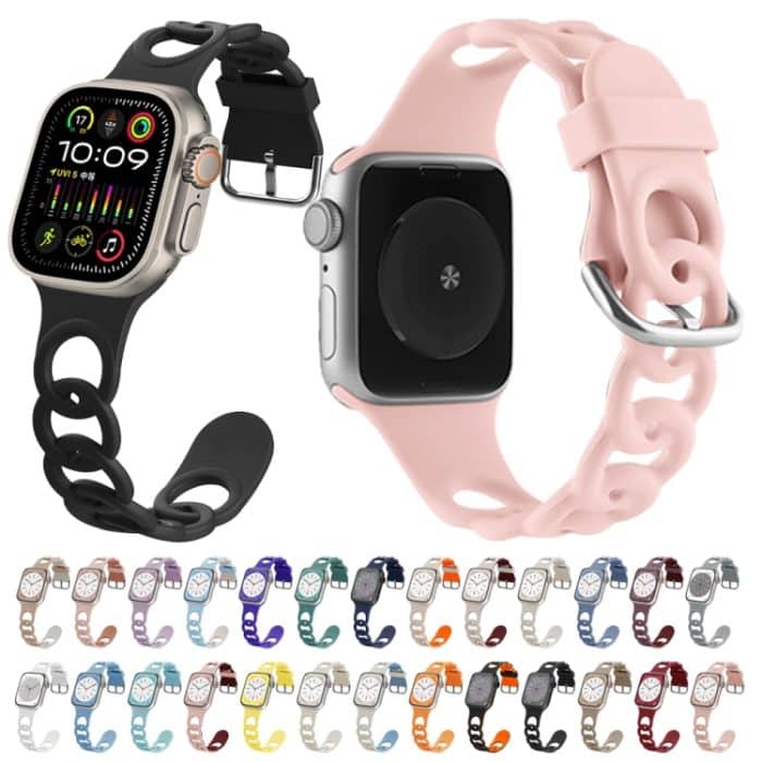 Donut Hollow Silikon-Uhrenarmband, For Apple Watch Ultra 49mm – Bild 2