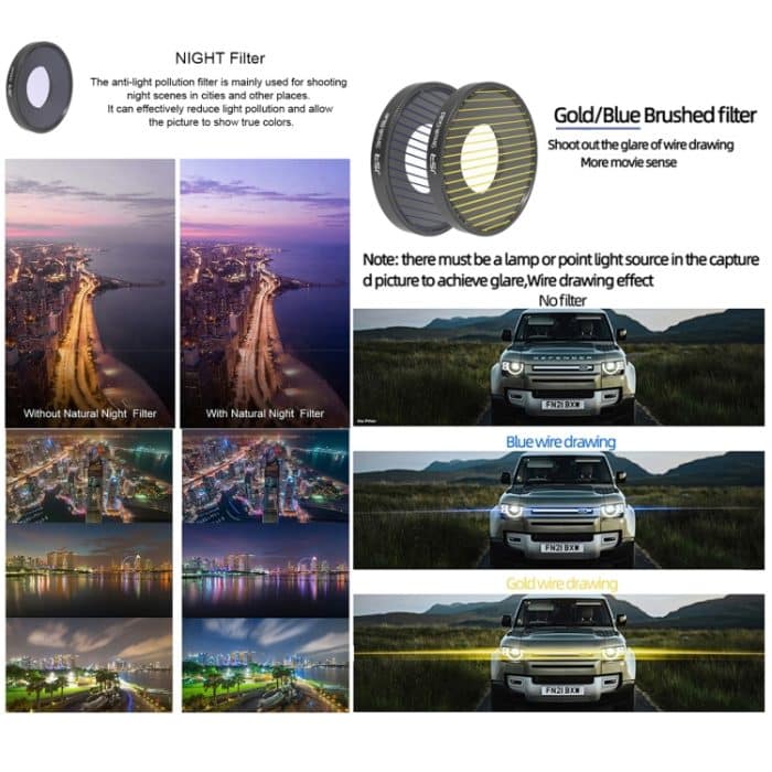 Für DJI Osmo Action 4 JUNESTAR Kameraobjektivfilter mit Gewinde, MCUV, CPL, ND8, ND16, ND32, ND64, ND1000, ND8PL, ND16PL, ND32PL, ND64PL, NIGHT, STAR, Streak Gold Drawing, Streak Blue Drawing, Macro 15X, Pink Diving Filter, Magenta Diving Filter... – Bild 3