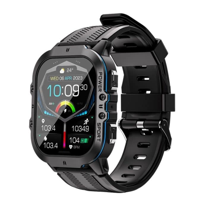 EDA006687401A.jpg LEMFO C26 1,96 Zoll Sport-Smartwatch, unterstützt Bluetooth-Anruf-/Nachrichtenbenachrichtigung/Herzfrequenz-/Blutdruck-Gesundheitsmonitor – Bild 1