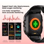 LEMFO C26 1,96 Zoll Sport-Smartwatch, unterstützt Bluetooth-Anruf-/Nachrichtenbenachrichtigung/Herzfrequenz-/Blutdruck-Gesundheitsmonitor – Bild 9