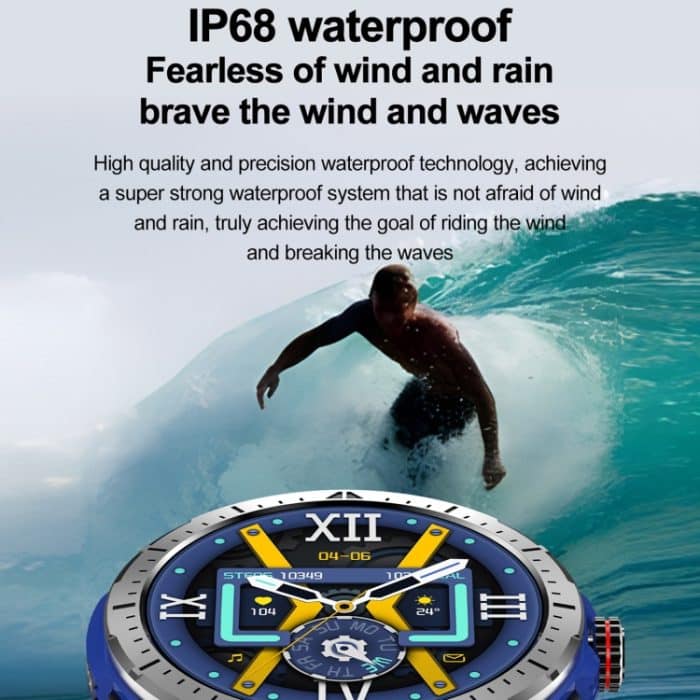 LEMFO HK52 1,43 Zoll BT5.3 IP68 Sport-Smartwatch, unterstützt Bluetooth-Anruf-/Nachrichtenbenachrichtigung/Herzfrequenz-/Blutdruck-Gesundheitsmonitor – Bild 12