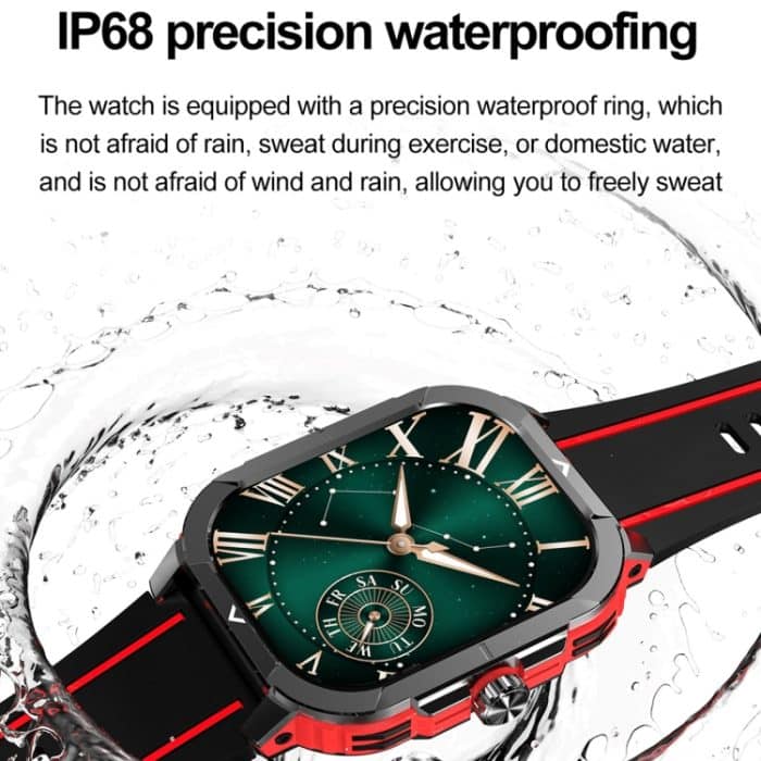 LEMFO HK56 2,06 Zoll BT5.3 IP68 Sport-Smartwatch, unterstützt Bluetooth-Anruf-/Nachrichtenbenachrichtigung/Herzfrequenz-/Blutdruck-Gesundheitsmonitor – Bild 11