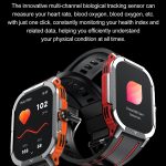 LEMFO HK56 2,06 Zoll BT5.3 IP68 Sport-Smartwatch, unterstützt Bluetooth-Anruf-/Nachrichtenbenachrichtigung/Herzfrequenz-/Blutdruck-Gesundheitsmonitor – Bild 8