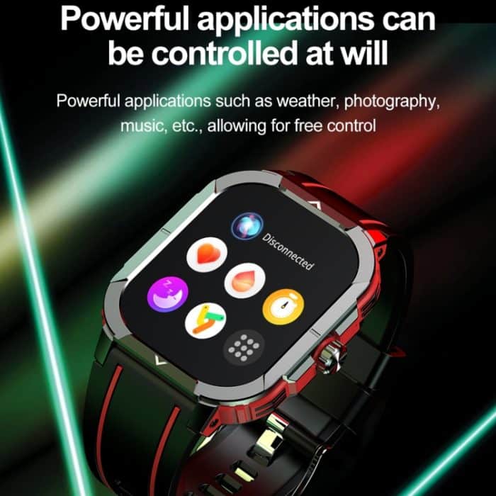 LEMFO HK56 2,06 Zoll BT5.3 IP68 Sport-Smartwatch, unterstützt Bluetooth-Anruf-/Nachrichtenbenachrichtigung/Herzfrequenz-/Blutdruck-Gesundheitsmonitor – Bild 10