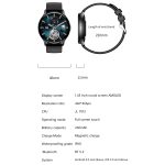 LEMFO HK89 1,43 Zoll BT5.0 IP67 Sport-Smartwatch, unterstützt Bluetooth-Anruf-/Nachrichtenbenachrichtigung/Herzfrequenz-/Blutdruck-Gesundheitsmonitor – Bild 2
