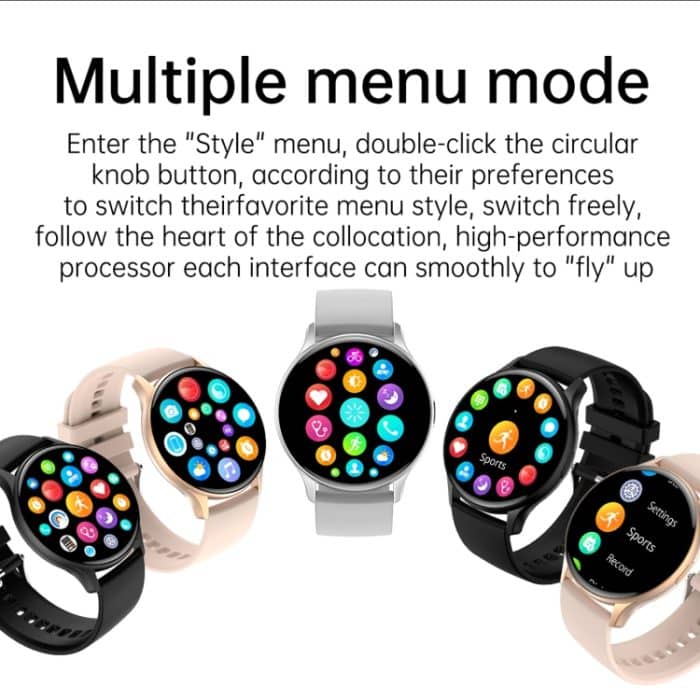 LEMFO HK89 1,43 Zoll BT5.0 IP67 Sport-Smartwatch, unterstützt Bluetooth-Anruf-/Nachrichtenbenachrichtigung/Herzfrequenz-/Blutdruck-Gesundheitsmonitor – Bild 3