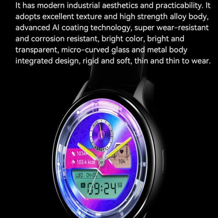 LEMFO HK89 1,43 Zoll BT5.0 IP67 Sport-Smartwatch, unterstützt Bluetooth-Anruf-/Nachrichtenbenachrichtigung/Herzfrequenz-/Blutdruck-Gesundheitsmonitor – Bild 10