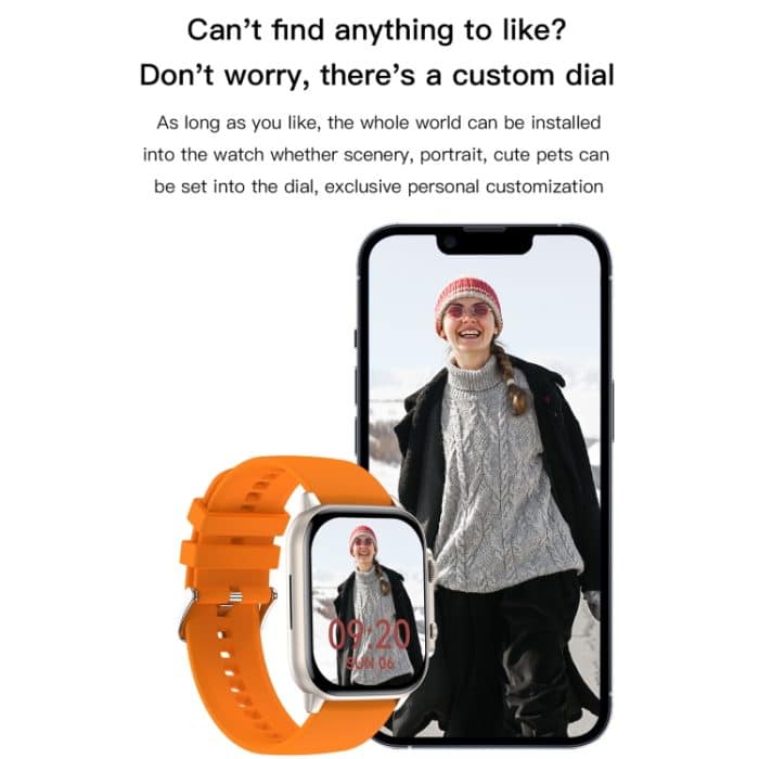 LEMFO HK95 1,952 Zoll BT5.0 IP68 Sport-Smartwatch, unterstützt Bluetooth-Anrufe/Schlaf/Blutsauerstoff/Herzfrequenz/Blutdruck-Gesundheitsmonitor – Bild 4