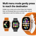 LEMFO HK96S 2,06 Zoll BT5.3 IP68 Sport-Smartwatch, unterstützt Bluetooth-Anrufe/Schlaf/Blutsauerstoff/Herzfrequenz/Blutdruck-Gesundheitsmonitor – Bild 5