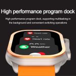 LEMFO HK96S 2,06 Zoll BT5.3 IP68 Sport-Smartwatch, unterstützt Bluetooth-Anrufe/Schlaf/Blutsauerstoff/Herzfrequenz/Blutdruck-Gesundheitsmonitor – Bild 8