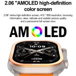 LEMFO HK96S 2,06 Zoll BT5.3 IP68 Sport-Smartwatch, unterstützt Bluetooth-Anrufe/Schlaf/Blutsauerstoff/Herzfrequenz/Blutdruck-Gesundheitsmonitor – Bild 10