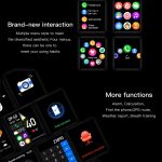 LEMFO K61 Pro 1,96 Zoll BT5.0 Sport-Smartwatch, unterstützt Bluetooth-Anrufe/Schlaf/Blutsauerstoff/Herzfrequenz/Blutdruck-Gesundheitsmonitor – Bild 10