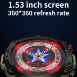 LEMFO TF10 Pro 1,53 Zoll BT5.2 IP67 Sport-Smartwatch, unterstützt Bluetooth-Anrufe/Schlaf/Blutsauerstoff/Herzfrequenz/Gesundheitsmonitor für langes Sitzen – Bild 3