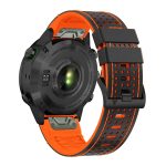 Uhrenarmband aus Silikonleder mit Punktloch und Schnellverschluss, For Garmin Fenix 7X 26mm, For Garmin Fenix 7 22mm – Bild 5