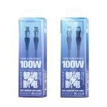 REMAX RC-C115 1,2 m 100 W Typ-C auf Typ-C Smart Power-Off Schnellladedatenkabel – Bild 3