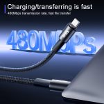 REMAX RC-C100 1,2 m 30 W Typ-C auf Typ-C geflochtenes Schnellladedatenkabel – Bild 2