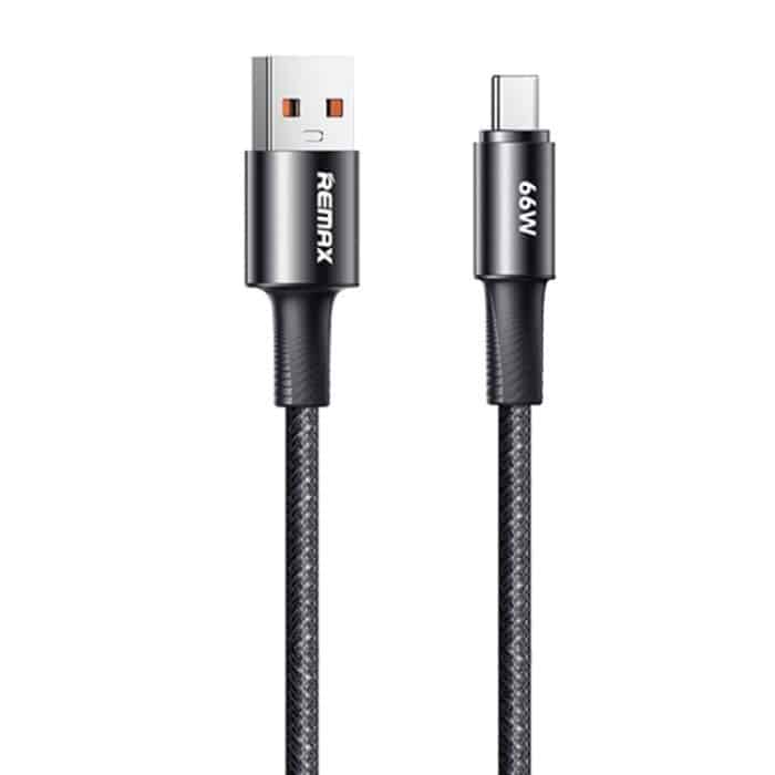 REMAX RC-C099 1,2 m 66 W USB auf Typ-C geflochtenes Schnellladedatenkabel – Bild 1