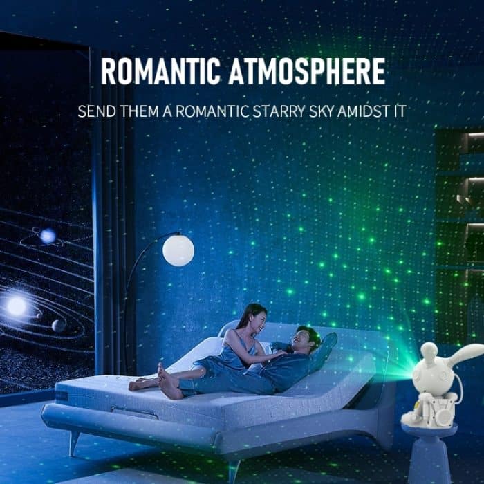 G002 Space Rabbit Sternenhimmel Projektionslampe Schlafzimmer Laser Atmosphäre Licht – Bild 6