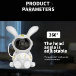 G003 Mond Kaninchen Sternenhimmel Projektionslampe Schlafzimmer Laser Atmosphäre Licht – Bild 4