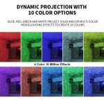 G004 Kleine Schüssel Sternenprojektionslampe Laserlicht mit Bluetooth-Lautsprecher – Bild 3