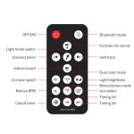 G004 Kleine Schüssel Sternenprojektionslampe Laserlicht mit Bluetooth-Lautsprecher – Bild 9